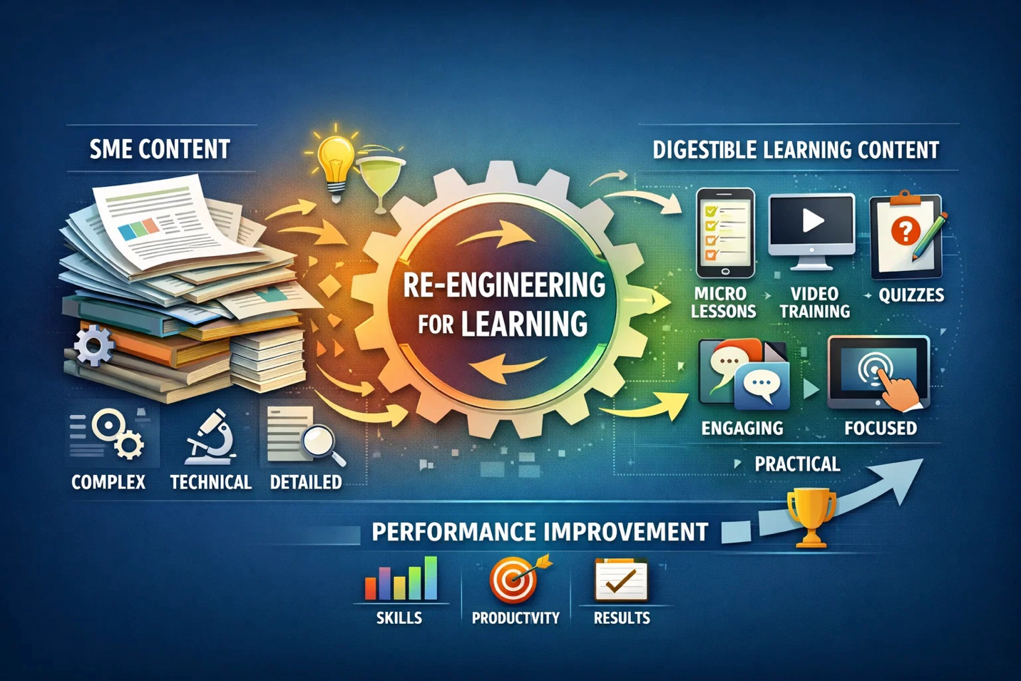 Reengineering SME Knowledge into Effective Learning Content